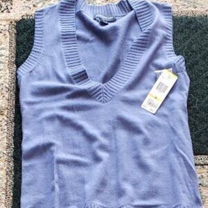 Jones New York  Wool Blue Vest